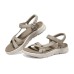 Skechers Go Walk 5 Strap Sandals Women's Taupe 35