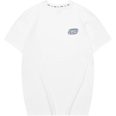 Skechers T Shirt Unisex Bright White Белый, L