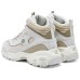 Skechers DLITES Anti-Slip And Wear-Resistant Breathable High-Top Casual Shoes Women's Gray Black Серый черный, 39