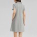 Skechers Short-Sleeved Dresses Women's Medium Heather Gray Medium Heather Gray 004F, XL
