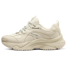 Skechers Cushioning Breathable Low-Top Casual Shoes Men's Ivory Бежевый, 41