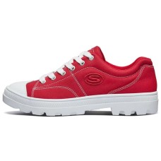 Skechers Roadies Low Top Canvas Shoes 'Red' Women's 36