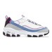 Skechers D'LITES Series Cushioning, Slip Resistant, And Abrasion Resistant Kids Lifestyle Shoes Blue White Teenagers 27.5