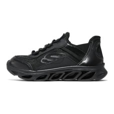 Skechers Slip-Resistant Lightweight Cushioning Low-Top Kids Lifestyle Shoes All Black Kids' Черный, 27.5