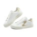 Skechers Anti Slip Wear Resistant Low Top Skateboard Shoes Women's White Gold Белый, 38.5