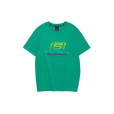 Skechers Colorful T Shirt Unisex Leaf Green Leaf Green/00J4, S