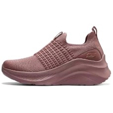 Skechers Bob's Cushioned Anti-Slip Wear-Resistant Breathable Lightweight Low-Top Casual Shoes Women's Rose Red Розовый, 35.5