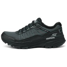 Skechers MEN'S GO Anti-Slip Wear-Resistant Low-Top Running Shoes Men's Black Black/charcoal gray, 42