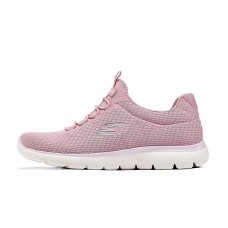Skechers Anti-Slip And Wear-Resistant Breathable Low-Top Casual Shoes Women's Pink Розовый, 37