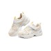 Skechers Anti-Slip Anti-Kick Kids Platform Sneakers White Apricot Kids' White Apricot, 37