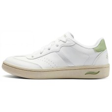 Skechers Modern Comfort Anti Slip Wear Resistant Low Top Skateboard Shoes Women's White Green Бело-зеленый, 35