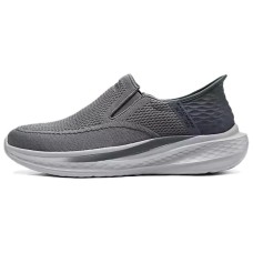 Skechers Street Slip-Resistant Breathable Supportive Lightweight Low-Top Casual Shoes Men's Gray Серый, 41