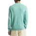 Men's Slub Linen Crewneck Sweater Голубой, S