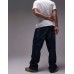 Topman baggy jeans in dark blue Синий, W36 L32