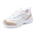 Skechers D'LITES 1.0 Wear-Resistant Support Height Increasing Low-Top Chunky Sneakers Белый, 37.5
