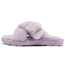 Skechers Arch Fit Rubber Sole Slip-Resistant Slide Slippers Women's Lavender 36