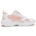 Skechers D Lites Low Running Shoes White/Pink Women's 36