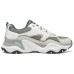 Skechers DLITES Anti-Slip Wear-Resistant Low-Top Chunky Sneakers Men's Gray Green Gray Green, 39.5