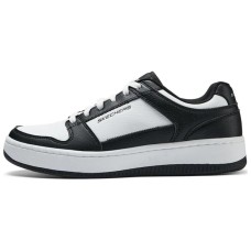 Skechers Slip-Resistant Cushioning Wear-Resistant Low-Top Skateboard Shoes Men's Black White Черно-белый, 41