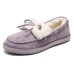 Skechers Anti-Slip And Wear-Resistant Warm Low-Top Casual Shoes Women's Lavender Фиолетовый, 38.5