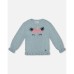 Toddler Girls Unicorn Sweater Hairy Knit Turquoise - Toddler|Child Голубой, 2T