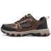 Skechers SKECHERS MENS USA Breathable Support Rebound Low-Top Outdoor Shoes Men's Brown Black Коричневый, 39.5