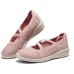 Skechers Modern Comfort Slip Resistant And Breathable Low Top Casual Shoes Women's Rose Red Розовый, 35.5