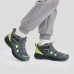 Skechers Anti Slip Wear Resistant Mid Top Kids' Boots Charcoal Gray Lemon Kids' Charcoal Gray/Lemon, 32
