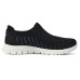 Skechers Cushioned Slip-Resistant Low-Top Casual Shoes Women's Black Multicolor Черный, 38.5