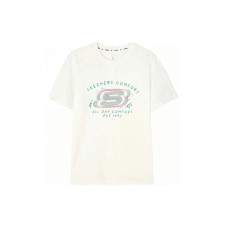 Skechers T-Shirt Unisex Marshmallow White Белый, L