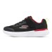 Skechers Go Run 400 V2 Cushioned Slip Resistant Abrasion Resistant Low Top Kids' Running Shoes Black Red Teenagers 28.5