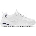 Skechers D'LITES 1.0 Anti Slip Wear Resistant Low Top Chunky Sneakers Women's White Blue White blue, 37