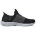 Skechers Wear-Resistant Low-Top Casual Shoes Men's Black Gray Black Gray, 42