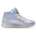 Skechers Girls Anti-Kick Cushioning Kids Lifestyle Shoes Silver Teenagers Серебристый, 28.5