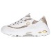 Skechers D'Lites Low Top Daddy Shoes White/Gold Women's 36