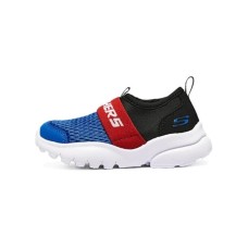 Skechers Razor Fle Cushioning, Wear Resistant Low Top Toddler Shoes Red Blue Black Infant And Toddler Красный, Синий, Черный, 26