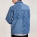 LiNing Sports Basketball Collection Denim Jackets Men Denim Blue Голубой, XL
