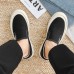 WEISHIBANGWEI Espadrilles Men's Black Черный, 43