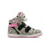Skechers Kids Anti Slip Wear Resistant High Top Kids' Skateboarding Shoes Leopard Gray Children Aged 3 7 Years Old 27.5
