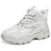 Skechers Modern Comfort Anti-Slip Wear-Resistant High-Top Casual Shoes Women's Gray Серый, 35