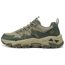 Skechers OUTDOOR Durable Grip Low-Top Trekking Shoes Men's Olive Brown ОЛИВКОВО-КОРИЧНЕВЫЙ, 39.5