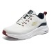 Skechers Vapor Foam Cushioning Anti-Slip And Wear-Resistant Low-Top Casual Shoes Men's White Blue And Gold White, Blue And Gold, 41
