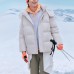 Skechers Colorful Down Jacket Men's Moon Rock Gray Moon Gray, 2XL