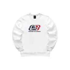Skechers Colorful Sweatshirt Unisex Bright White Белый, 2XL