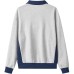 Skechers Sweatshirt Unisex Pattern Gray Pattern Gray, XL