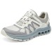 Skechers Glide Step Durable Breathable Low-Top Outdoor Shoes Women's Beige Gray BEIGE GRAY, 36