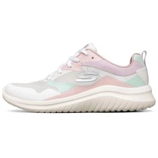 Skechers Ultra Flex 2.0 Casual Shoes Women's Low-Top White/Pink/Gray/Purple 35