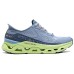 Skechers Cushioned Slip-Resistant Low-Top Casual Running Shoes Women's Blue Blue/Multicolor, 39