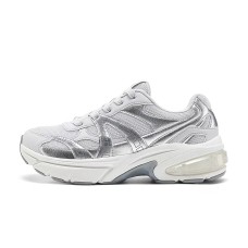 Skechers Non-slip Support Low-Top Chunky Sneakers Women's Gray Silver Серый, 36