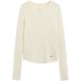 GAP Fall And Winter Sweater Women's Цвет слоновой кости Белый, 155/76A(XS)